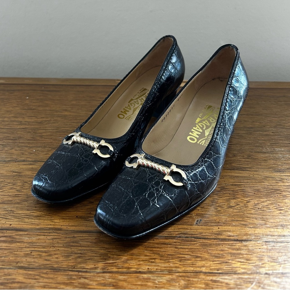 vintage ferragamo heels